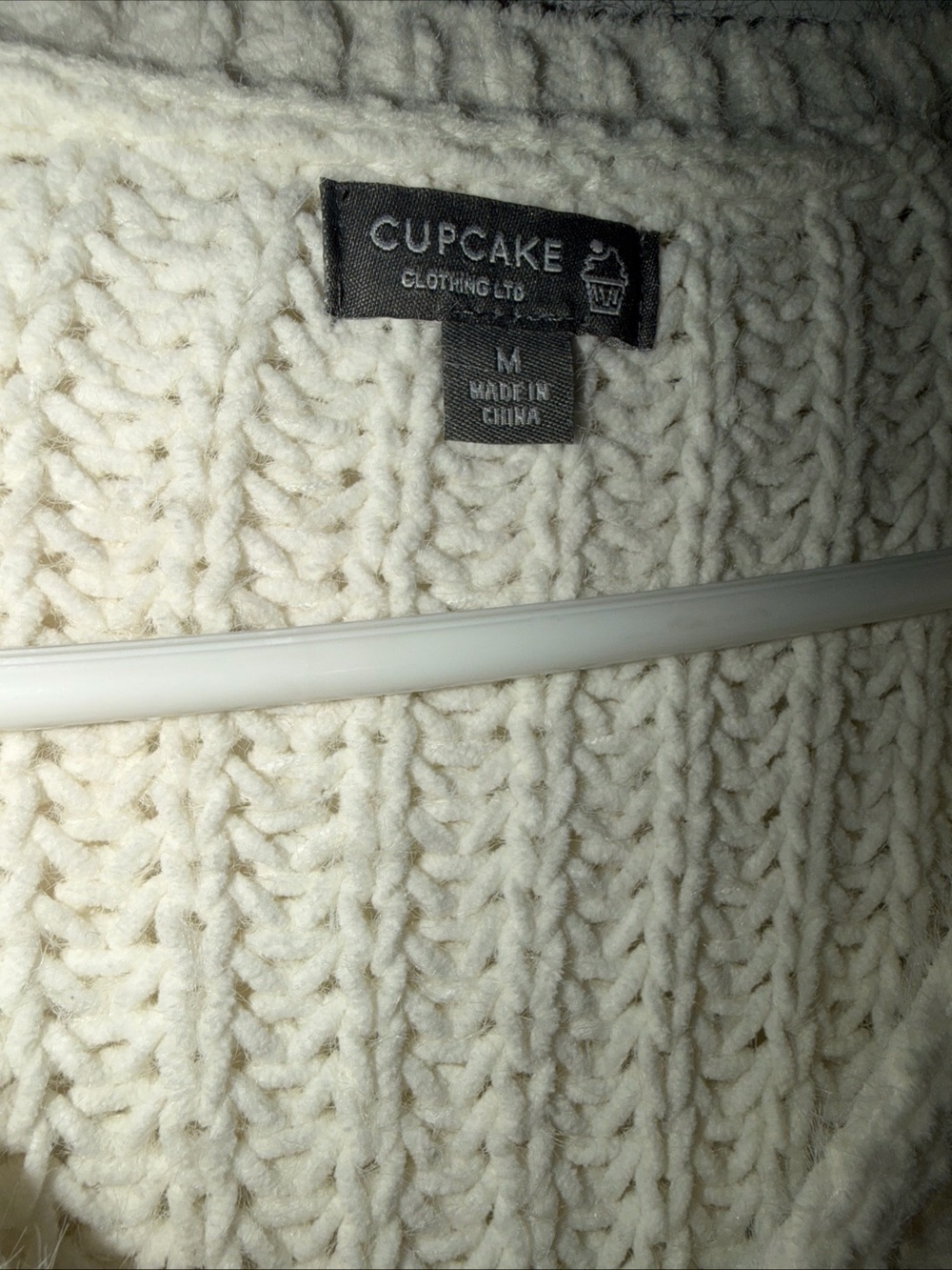 Cupcake Clothing Cream Cable Turtleneck Sweater